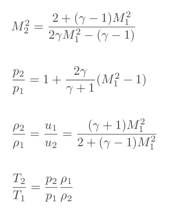 normal shock calculator